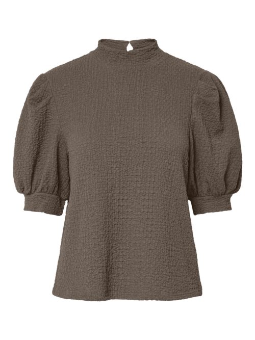 pcJamal 2/4 High Neck Top Jrs Morel