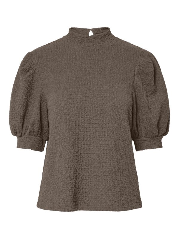 pcJamal 2/4 High Neck Top Jrs Morel