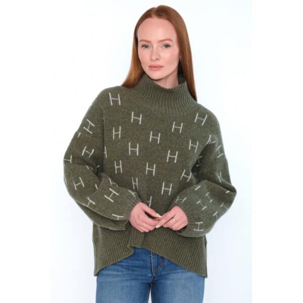 Fam Short Sweater Winter Moss
