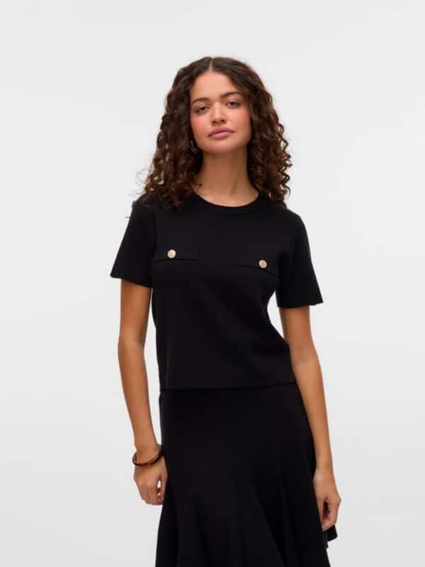 vmKristin SS Pullover Black