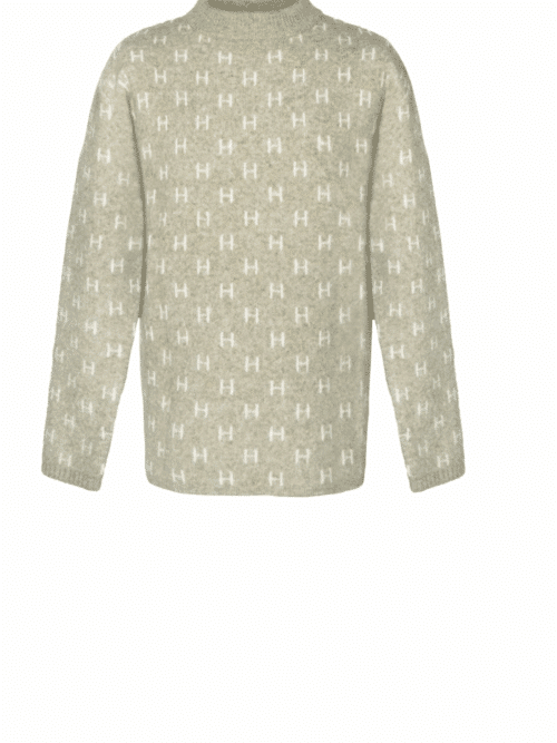 Frank Knitted Sweather Grey Melange
