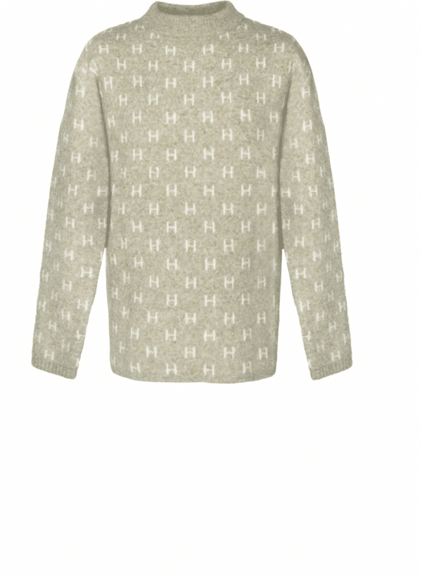 Frank Knitted Sweather Grey Melange