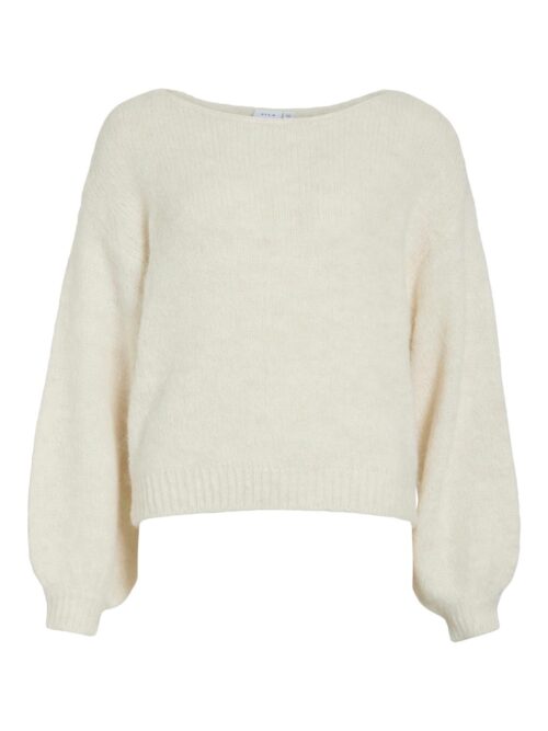 viMarley L/S Knit Pullover Egret