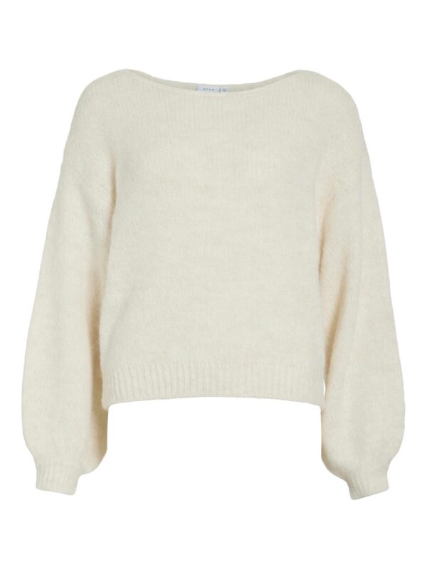 viMarley L/S Knit Pullover Egret