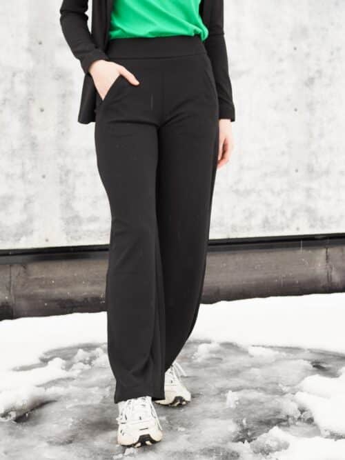 jdyLouisville Catia Wide Pant Jrs Noos Black