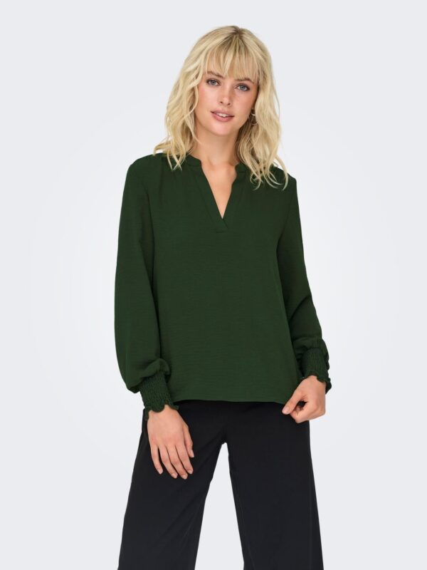 onlMette V-Neck LS Smock Top Noos Wvn Duffel Bag - Bilde 2