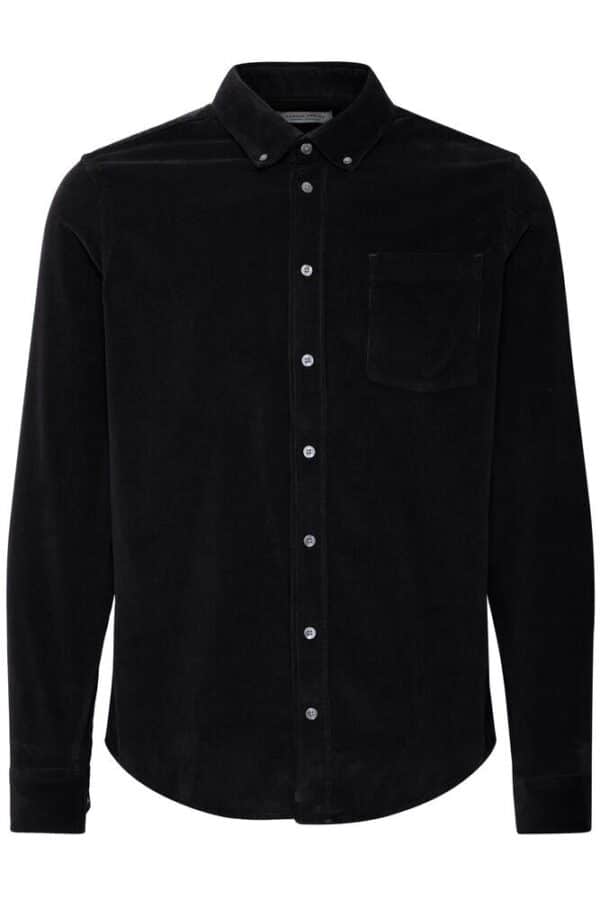 cfAnton LS BD Baby Cord Shirt Antracite Black - Bilde 2