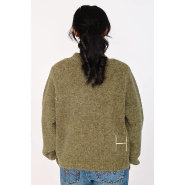 Pernille Sweater Winter Moss - Bilde 3