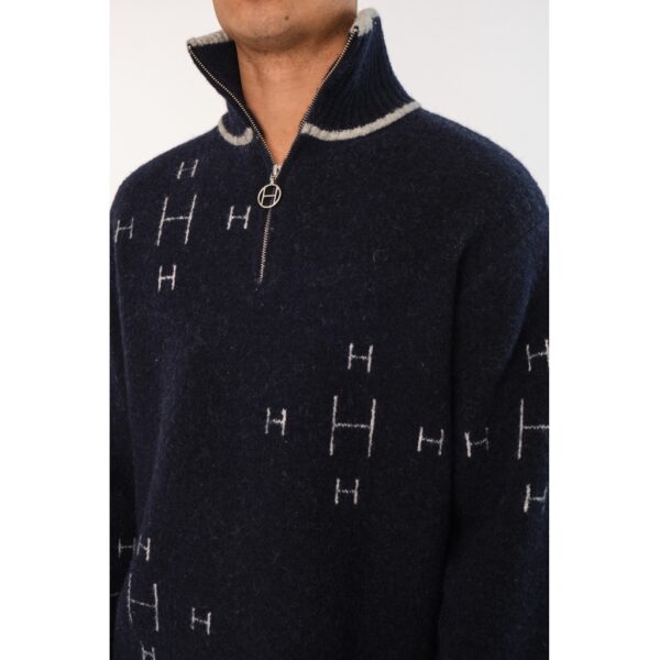IBEN Half Zip Navy - Bilde 3