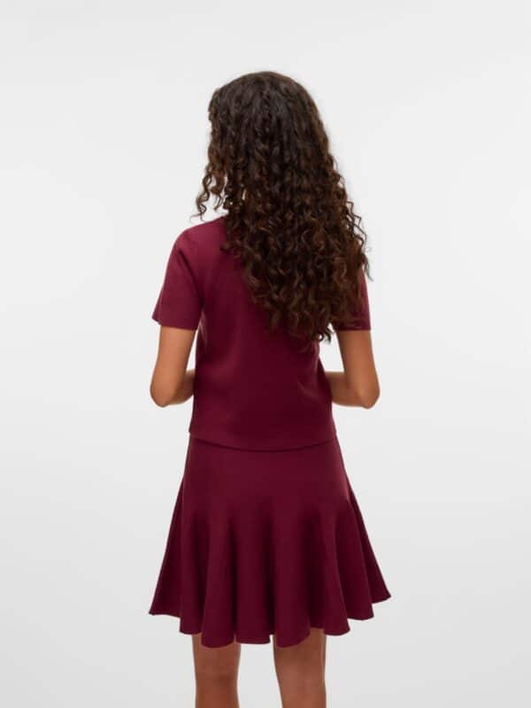 vmKristin SS Pullover Syrah - Bilde 3