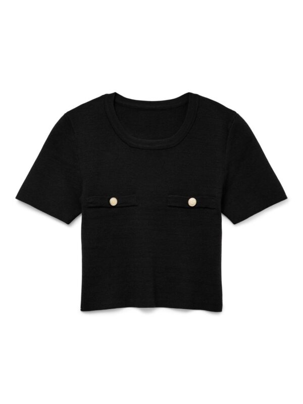 vmKristin SS Pullover Black - Bilde 2