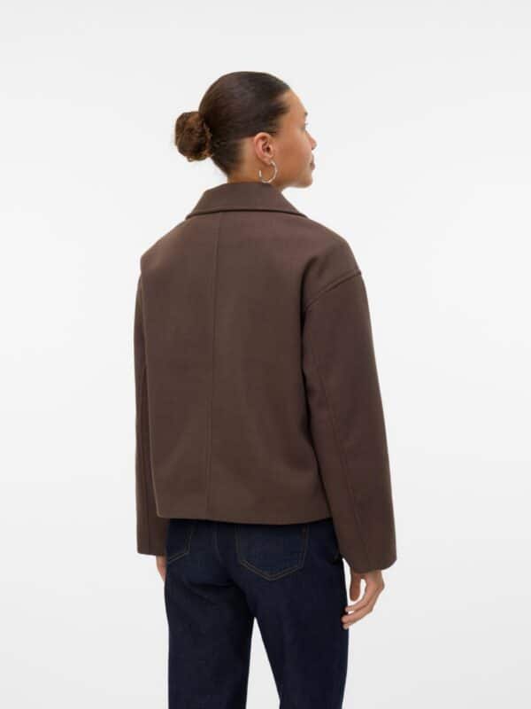vmVinCeline Short Jacket Noos Chocolate Brown - Bilde 3