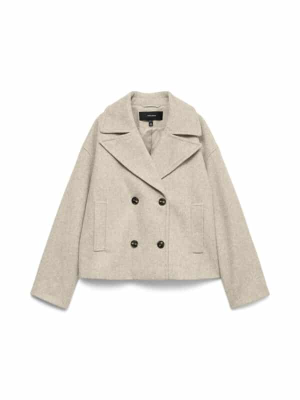 vmVinCeline Short Jacket Noos Oatmeal - Bilde 2