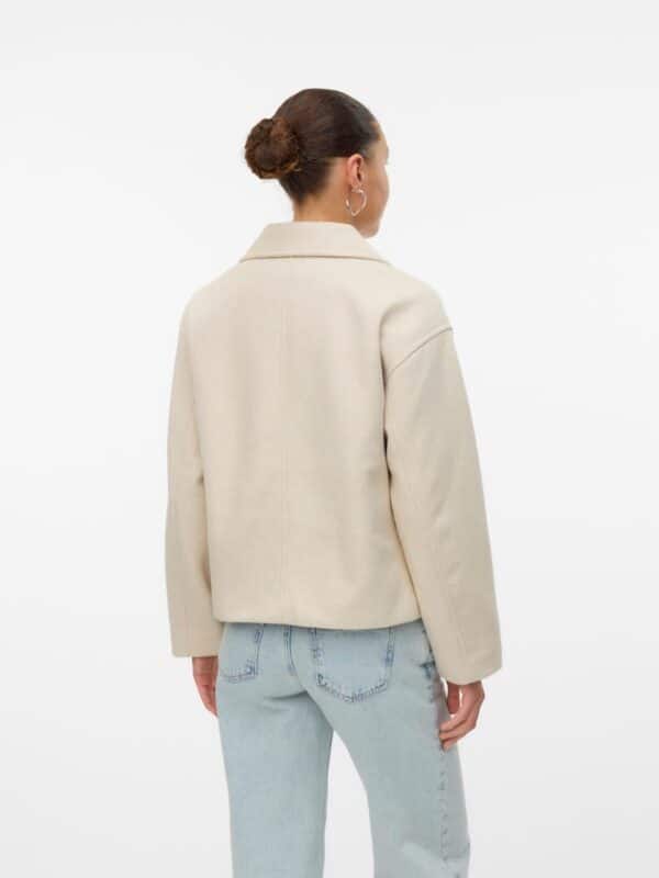 vmVinCeline Short Jacket Noos Oatmeal - Bilde 3