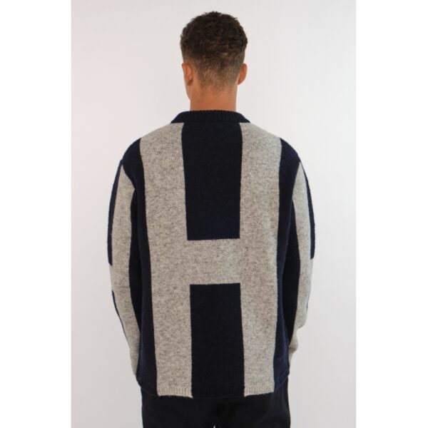 Isak Knit Navy - Bilde 2