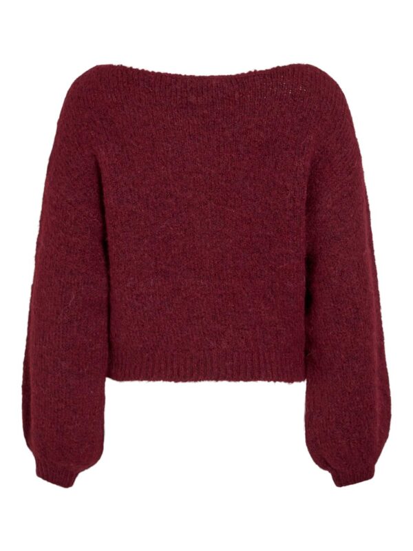 viMarley L/S Knit Pullover Fig - Bilde 2